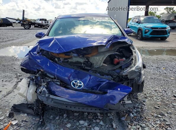 JTDKARFU8G3516345 2016 TOYOTA PRIUS Blue წინა ხედი