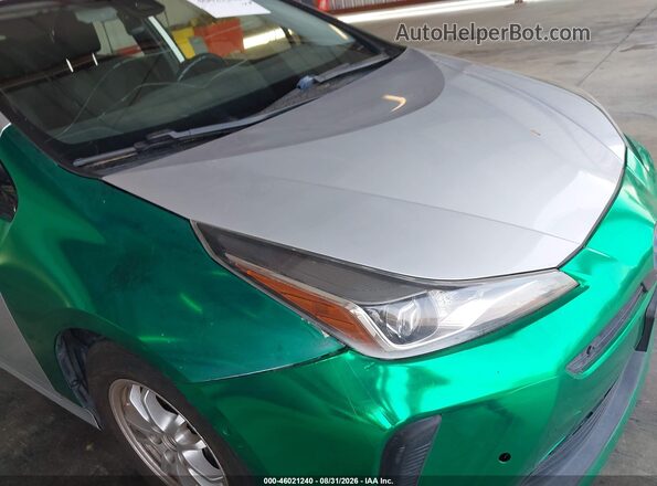 JTDKARFU8K3095865 2019 TOYOTA PRIUS Silver Vista frontal