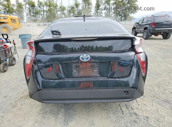 JTDKARFUXG3013268 2016 TOYOTA PRIUS Black Rear view