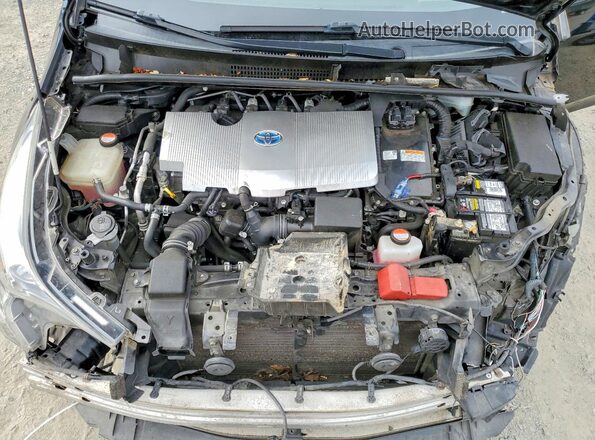 JTDKARFUXG3013268 2016 TOYOTA PRIUS Black Engine compartment view