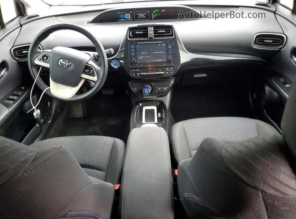 JTDKARFUXG3013268 2016 TOYOTA PRIUS Black Dashboard view