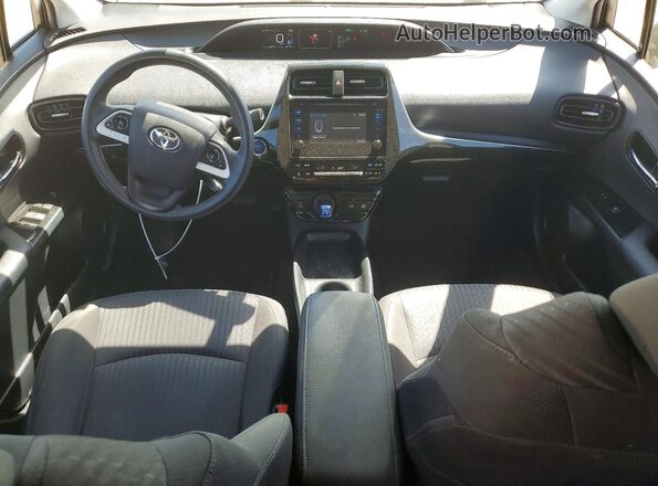 JTDKARFUXG3020687 2016 TOYOTA PRIUS Silver Вид панелі приладів