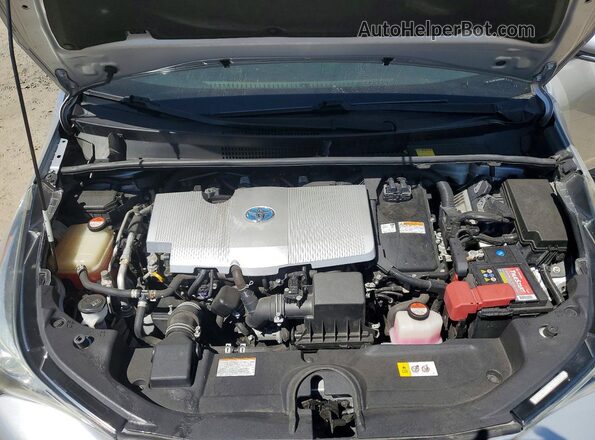 JTDKARFUXG3020687 2016 TOYOTA PRIUS Silver Вид задньої частини салону