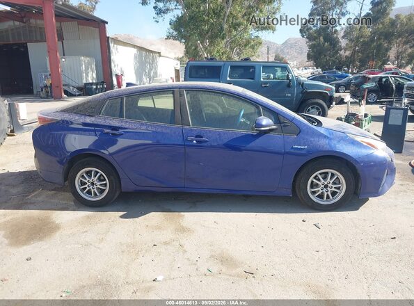 JTDKARFUXH3051701 2017 TOYOTA PRIUS Blue Rear interior view