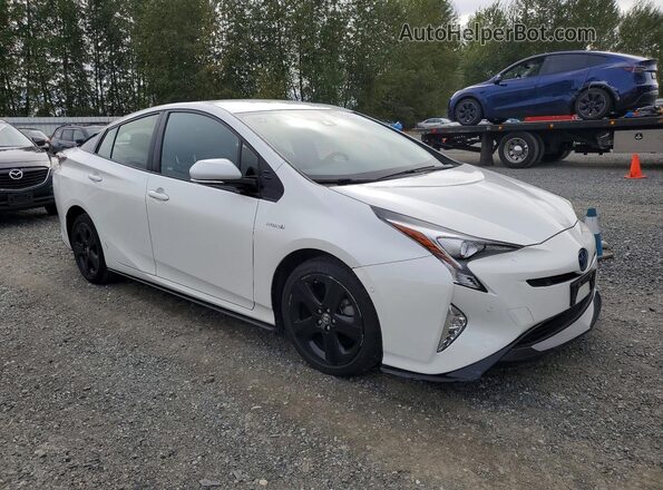 JTDKARFUXH3052735 2017 TOYOTA PRIUS Белый Передняя правая четверть