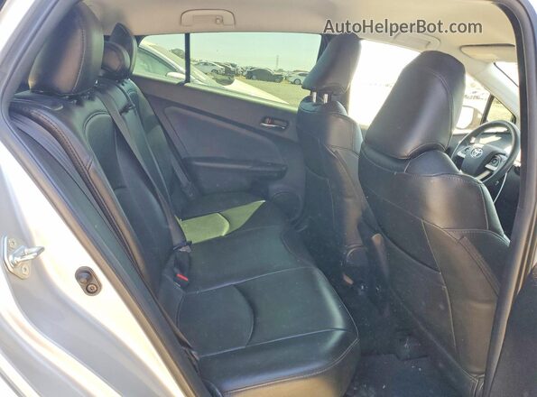 JTDKBRFU3H3576547 2017 TOYOTA PRIUS Silver Widok tylnych siedzeń