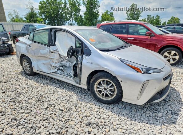 JTDL9MFU0N3033834 2022 TOYOTA PRIUS Silver Delantero derecho