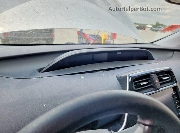 JTDL9MFU0N3033834 2022 TOYOTA PRIUS Silver Vista del cuadro de instrumentos