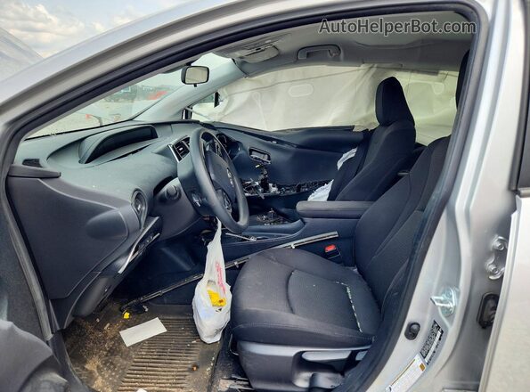 JTDL9MFU0N3033834 2022 TOYOTA PRIUS Silver Vista interior delantera