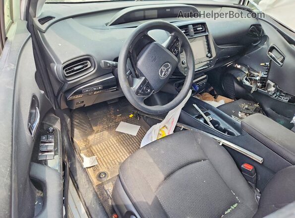 JTDL9MFU0N3033834 2022 TOYOTA PRIUS Silver Vista del salpicadero