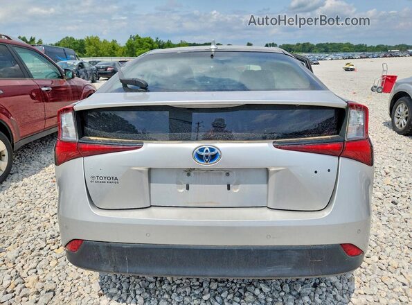 JTDL9MFU0N3033834 2022 TOYOTA PRIUS Silver Vista trasera