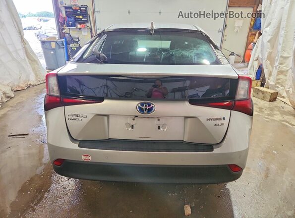 JTDL9MFU2N3033379 2022 TOYOTA PRIUS Silver Vista trasera