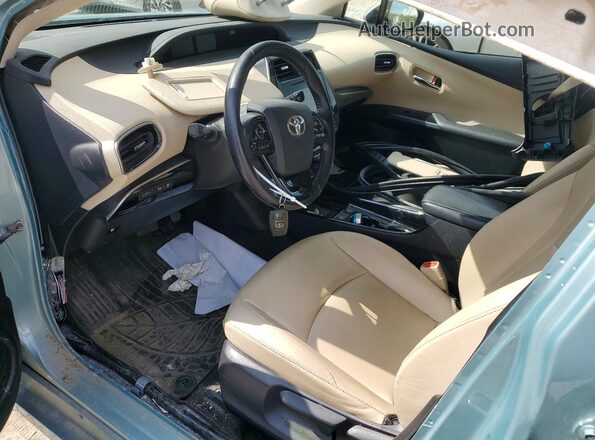JTDL9RFU1K3002617 2019 TOYOTA PRIUS Green წინა პანელის ხედი