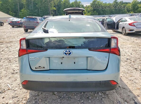 JTDL9RFU1K3002617 2019 TOYOTA PRIUS Green უკანა ხედი