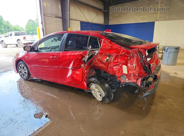 JTDL9RFU3K3012968 2019 TOYOTA PRIUS Red უკანა მარცხენა