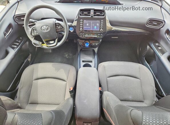 JTDL9RFU6L3016854 2020 TOYOTA PRIUS Gray Առջևի վահանակի տեսք