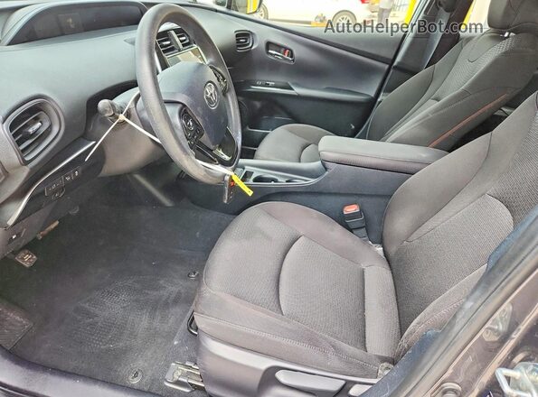 JTDL9RFU6L3016854 2020 TOYOTA PRIUS Gray Սալոնի դիմացի տեսք