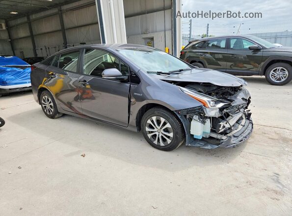 JTDL9RFU6L3016854 2020 TOYOTA PRIUS Gray Առջևի աջ