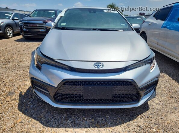 JTDP4RCE2LJ033028 2020 TOYOTA COROLLA Silver Front view