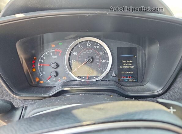JTDP4RCE2LJ033028 2020 TOYOTA COROLLA Silver Instrument cluster view