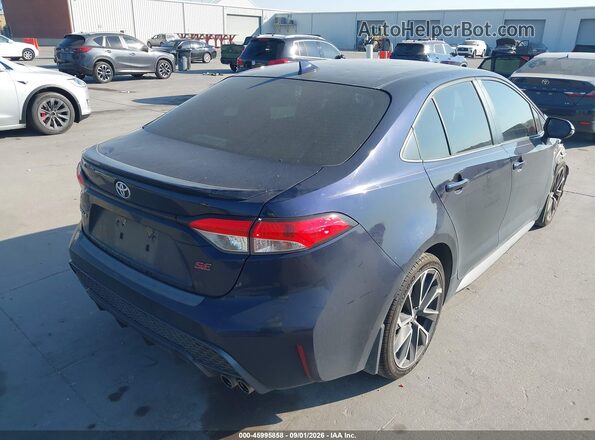 JTDS4MCE1MJ070716 2021 TOYOTA COROLLA Blue Rear right