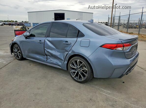 JTDS4MCE9MJ075503 2021 TOYOTA COROLLA Серый Задняя левая четверть