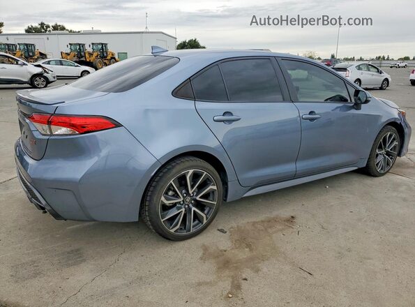JTDS4MCE9MJ075503 2021 TOYOTA COROLLA Серый Задняя правая четверть
