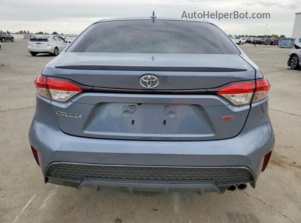 JTDS4MCE9MJ075503 2021 TOYOTA COROLLA Серый Вид сзади
