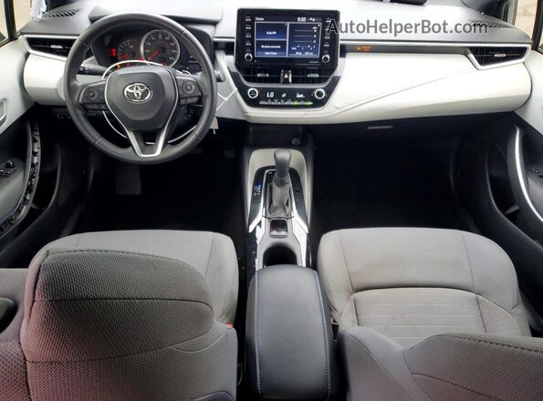 JTDS4MCE9MJ075503 2021 TOYOTA COROLLA Серый Вид панели приборов