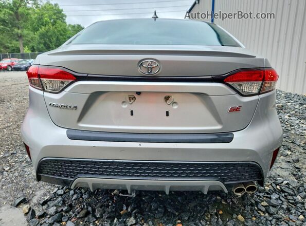 JTDS4MCEXNJ084745 2022 TOYOTA COROLLA Silver უკანა ხედი