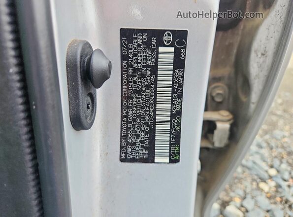 JTDS4MCEXNJ084745 2022 TOYOTA COROLLA Silver ძრავის განყოფილების ხედი
