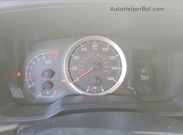 JTDS4MCEXNJ087242 2022 TOYOTA COROLLA Black Instrument cluster view