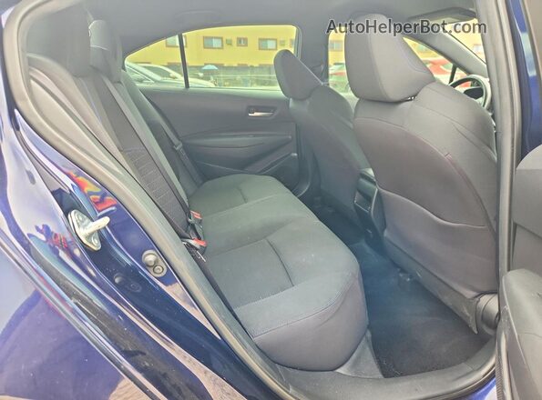 JTDS4RCE1LJ005764 2020 TOYOTA COROLLA Blue Հետևի նստատեղերի տեսք