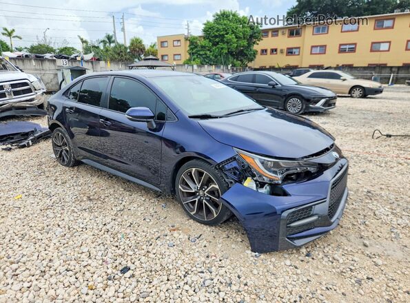 JTDS4RCE1LJ005764 2020 TOYOTA COROLLA Blue Առջևի աջ