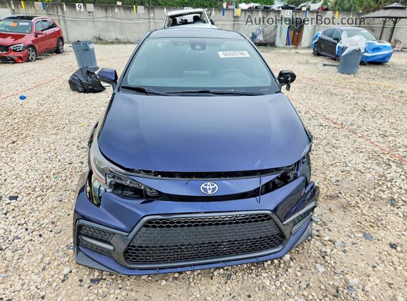 JTDS4RCE1LJ005764 2020 TOYOTA COROLLA Blue Դիմացի տեսք