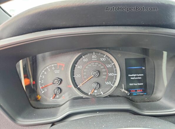 JTDS4RCE1LJ005764 2020 TOYOTA COROLLA Blue Սարքավորումների վահանակի տեսք