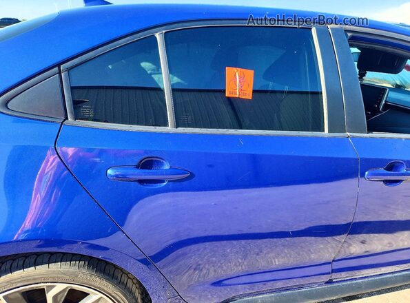 JTDS4RCE3LJ032674 2020 TOYOTA COROLLA Blue Вид задніх сидінь
