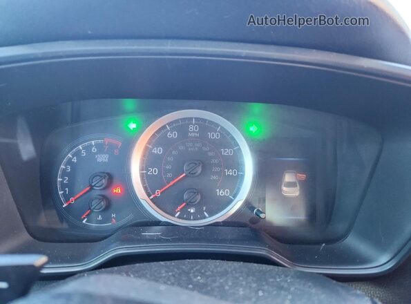 JTDS4RCE3LJ032674 2020 TOYOTA COROLLA Blue Вид щитка приладів