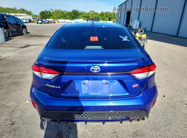 JTDS4RCE3LJ032674 2020 TOYOTA COROLLA Blue Вид ззаду