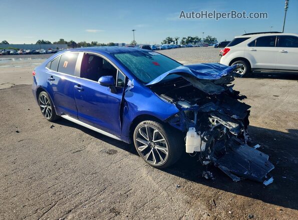 JTDS4RCE3LJ032674 2020 TOYOTA COROLLA Blue Передня права чверть