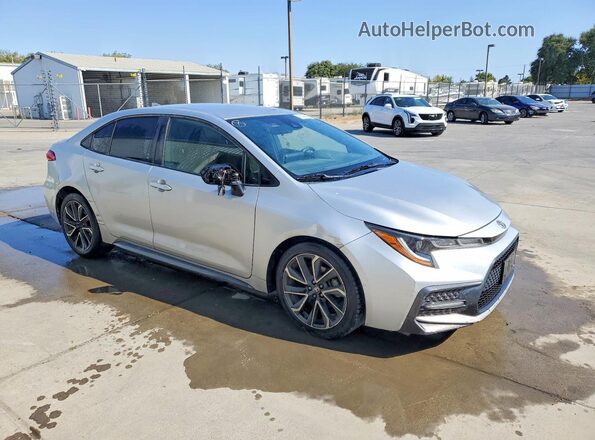 JTDS4RCE3LJ039947 2020 TOYOTA COROLLA Silver Delantero derecho