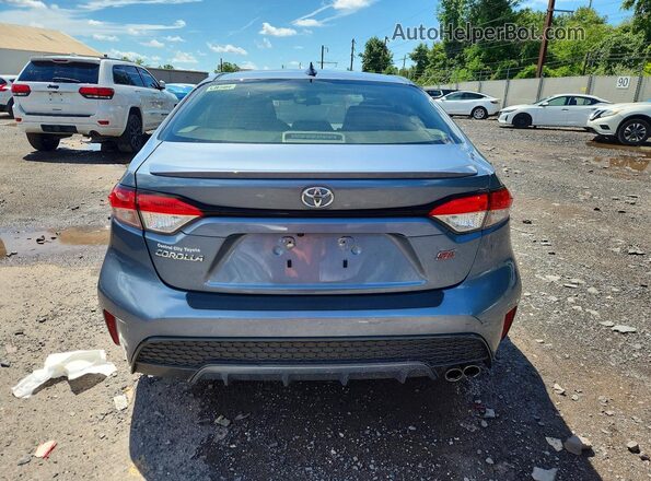 JTDS4RCE4LJ007685 2020 TOYOTA COROLLA Silver Rear view