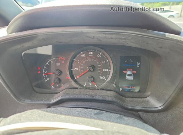 JTDS4RCE4LJ007685 2020 TOYOTA COROLLA Silver Instrument cluster view
