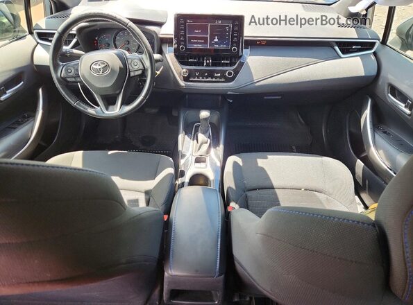JTDS4RCE4LJ007685 2020 TOYOTA COROLLA Silver Dashboard view