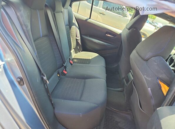 JTDS4RCE4LJ007685 2020 TOYOTA COROLLA Silver Rear seats view