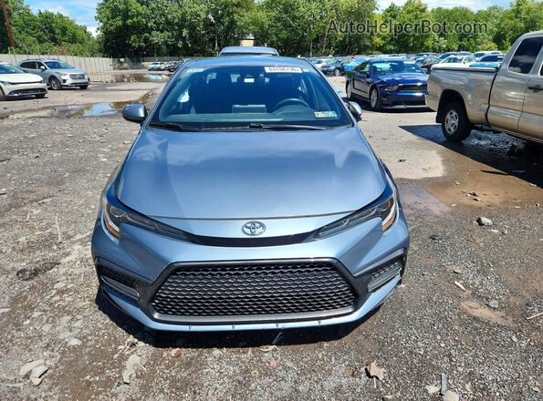 JTDS4RCE4LJ007685 2020 TOYOTA COROLLA Silver Front view