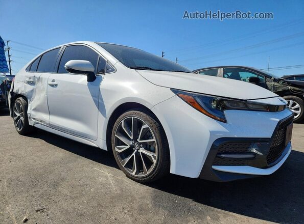 JTDS4RCE4LJ031260 2020 TOYOTA COROLLA White Przód prawy