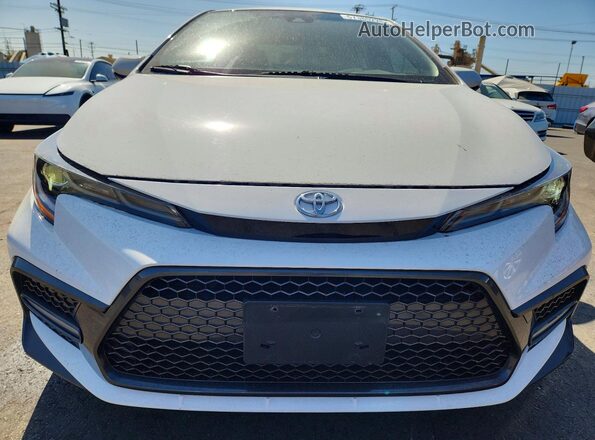 JTDS4RCE4LJ031260 2020 TOYOTA COROLLA White Widok z przodu