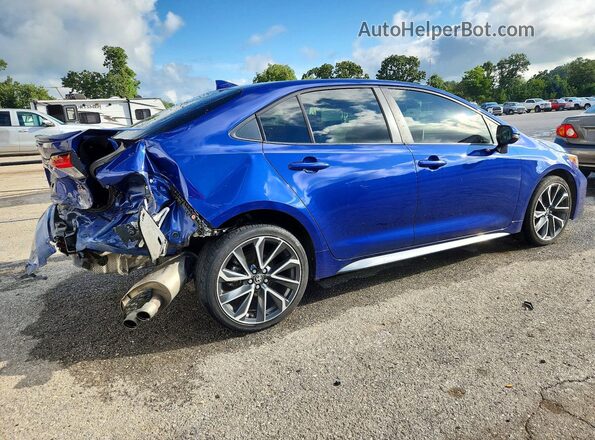 JTDS4RCE4LJ042548 2020 TOYOTA COROLLA Синий Задняя правая четверть