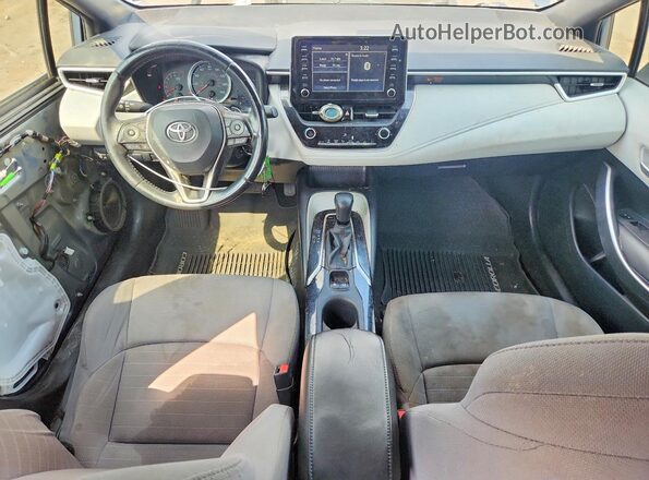 JTDS4RCE5LJ025340 2020 TOYOTA COROLLA Blue Dashboard view